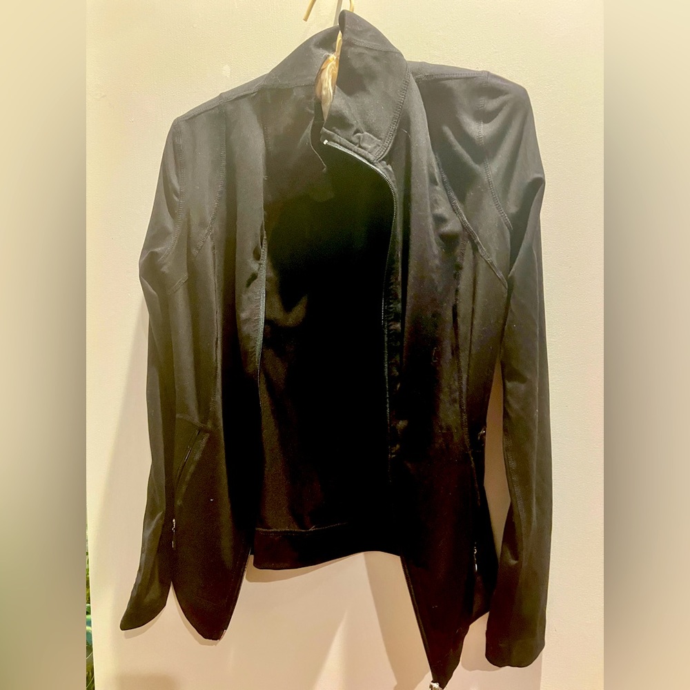 Plain Black, Lightweight Exercise Jacket - image 1